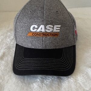 CASE Construction Gray and Black Hat